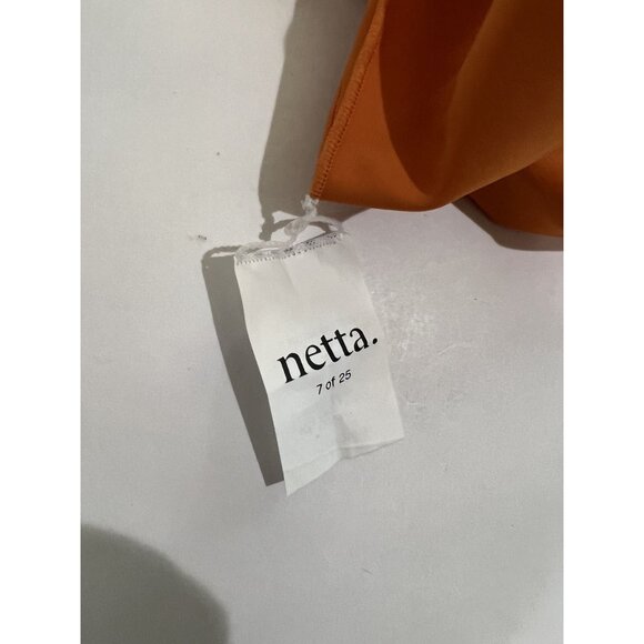 Netta. The Sarong in Persimmon - Picture 3 of 4